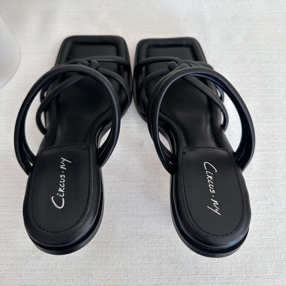 Circus By Sam Edelman Savanna Black Multi-Strap Heeled Sandals Women’s 8 - Picture 7 of 10